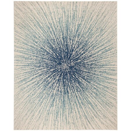 Safavieh Evoke Large Rectangle Area Rug, Royal and Ivory - 8 x 10 ft. EVK228A-8